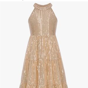 Grace Karin Gold Sequin Formal Dress